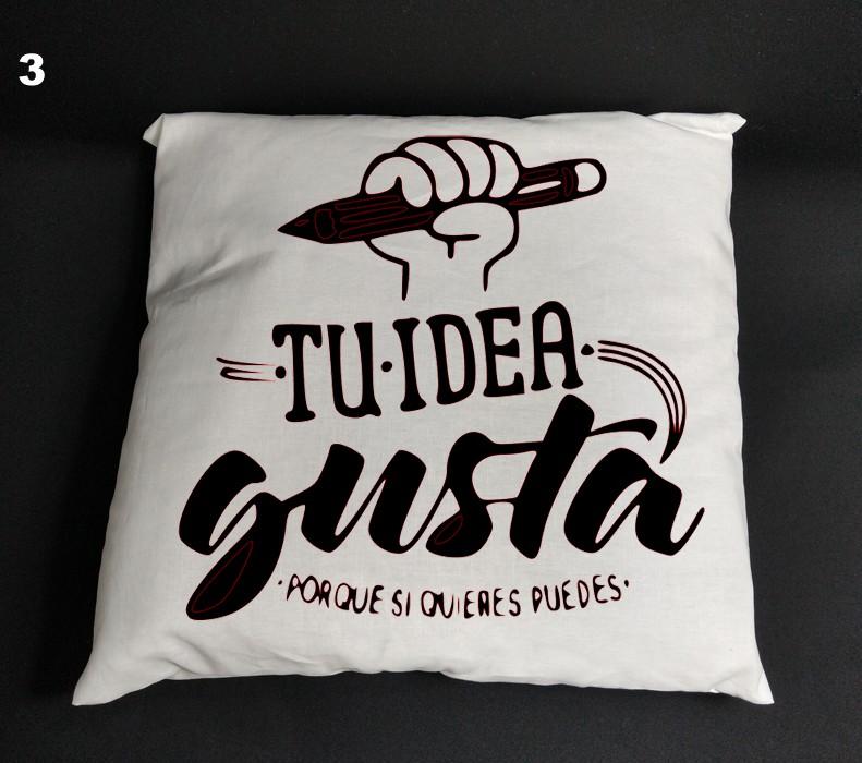 susana escribano Funda cojín 50×50 – Color Blanco. Cojin con frase Venta caliente