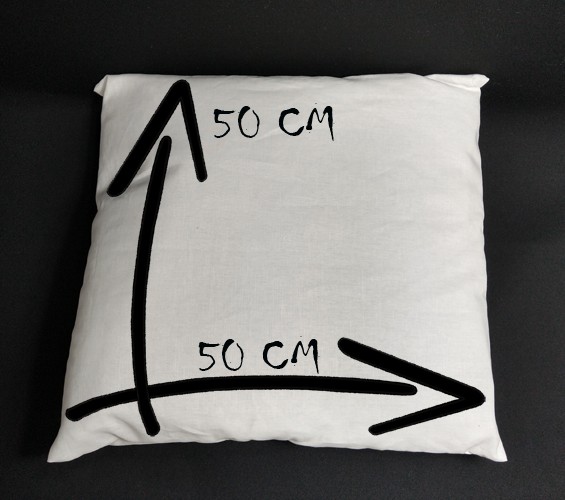 susana escribano Funda cojín 50×50 – Color Blanco. Cojin con frase Venta caliente