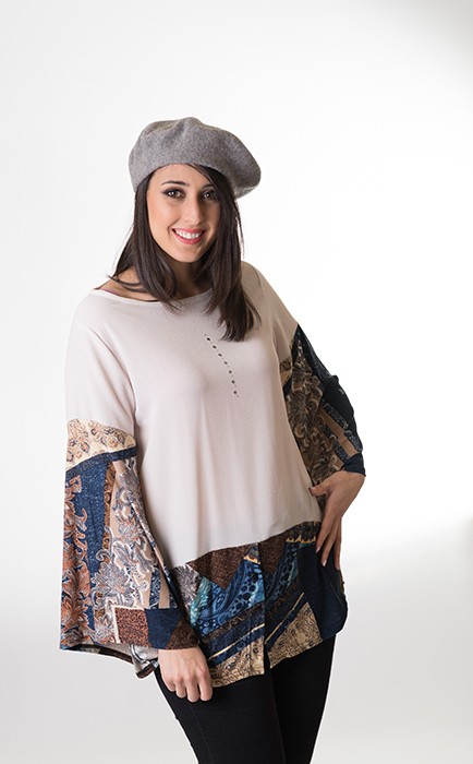 susana escribano Camisa sin cuello para mujer Rebajas de fábrica