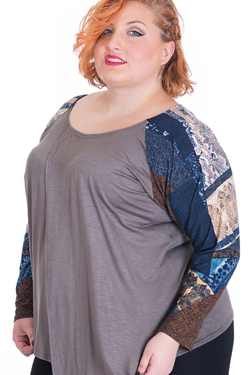 susana escribano Blusita de punto en color gris Rebajas online