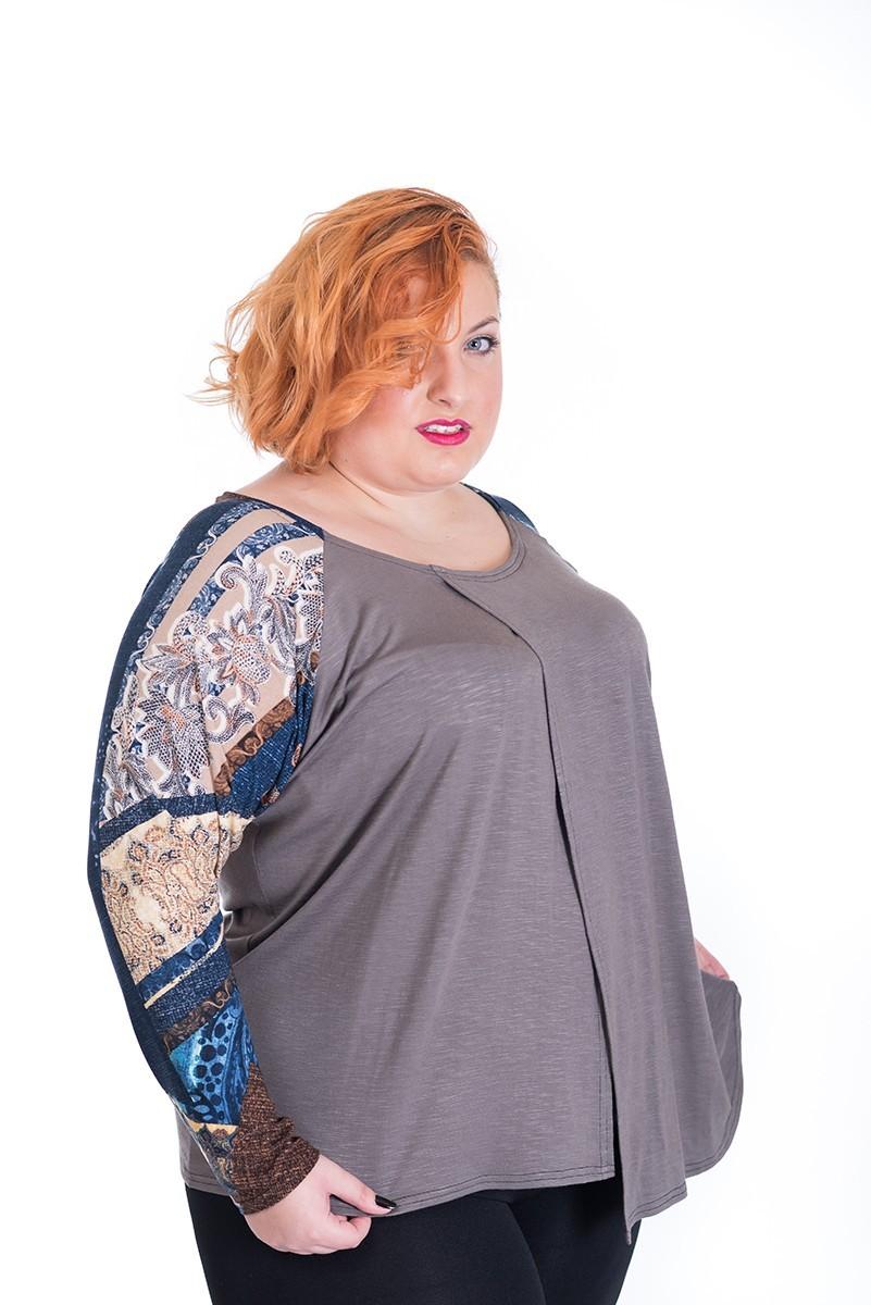 susana escribano Blusita de punto en color gris Rebajas online