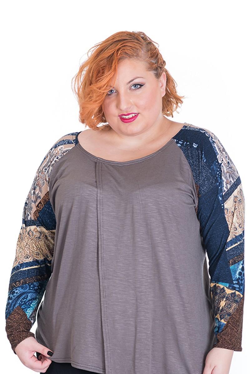 susana escribano Blusita de punto en color gris Rebajas online