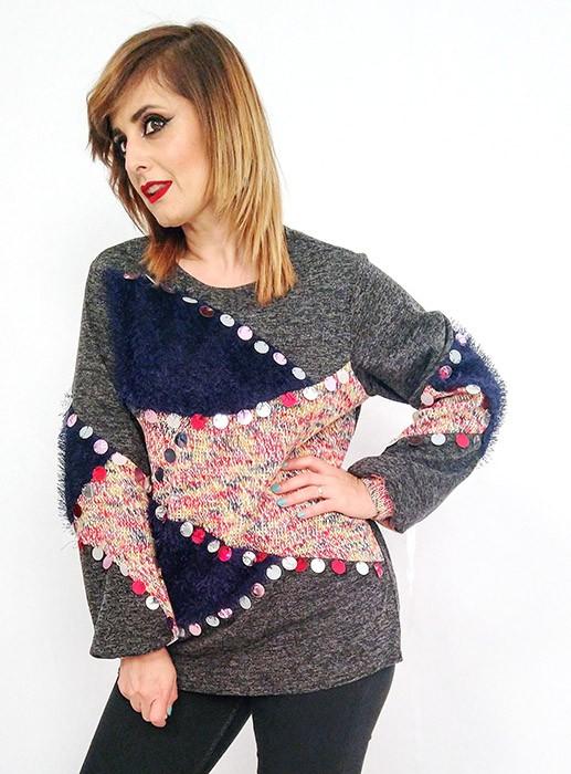 susana escribano Jersey lana de mujer colores Tienda de fábrica