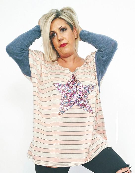 susana escribano Camiseta de manga larga vestir En oferta