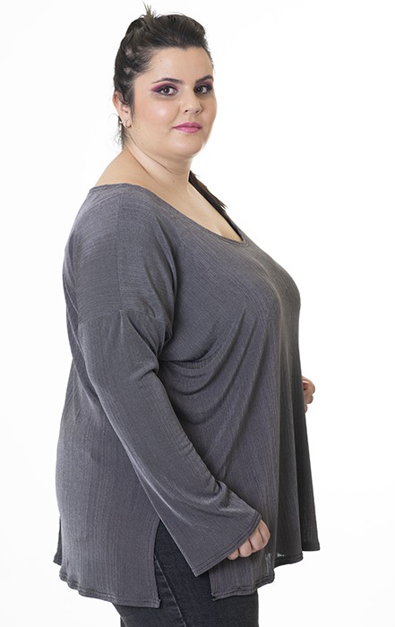 susana escribano Jersey de punto en color gris Libre de impuestos