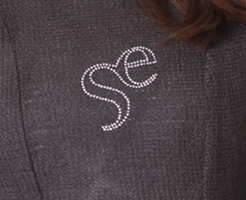 susana escribano Jersey lana de mujer. Logo strass SE Última moda