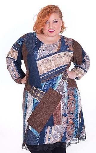susana escribano Vestido de tonos marrones Descuento por venta flash