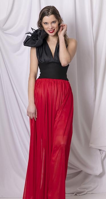 susana escribano Conjunto invitada de boda falda larga Tienda