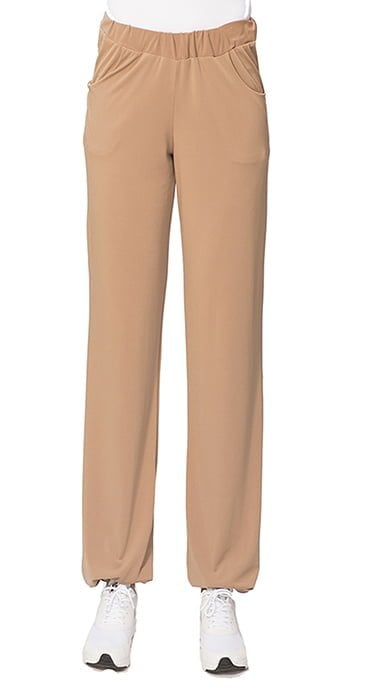 susana escribano Pantalon ancho en color camel Solo hoy