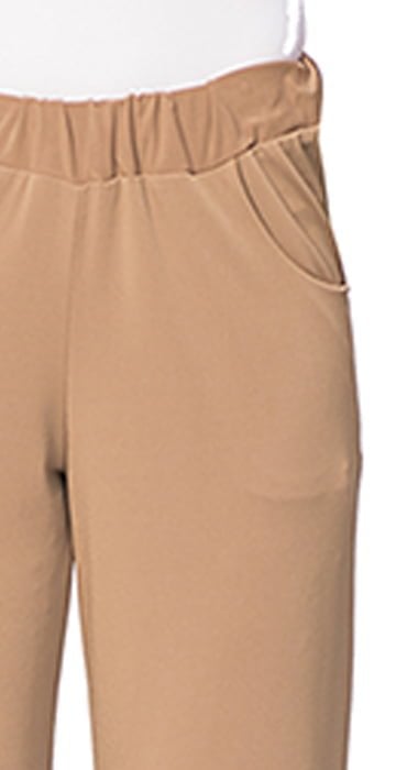 susana escribano Pantalon ancho en color camel Solo hoy