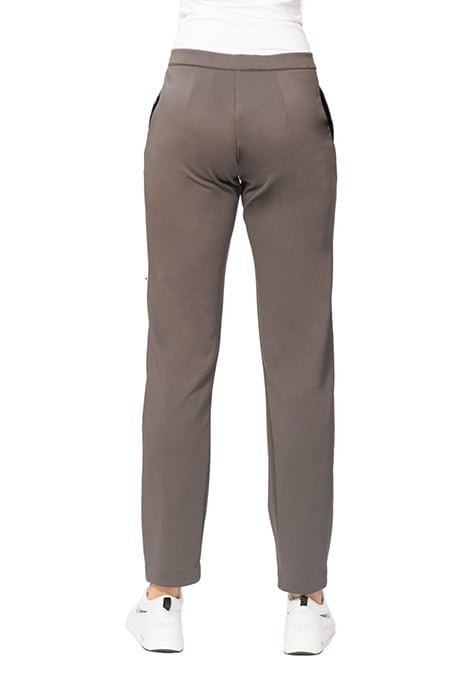 susana escribano Pantalon recto gris oscuro Promoción trimestral
