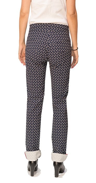 susana escribano Pantalon pitillo tejido. Motitas Solo queda un día