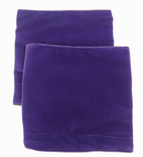 susana escribano Bocamanga para tunica. Terciopelo morado Última moda
