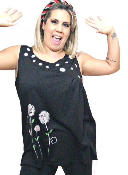 susana escribano Camiseta tirante holgada.Ropa de mujer rebajas Venta caliente