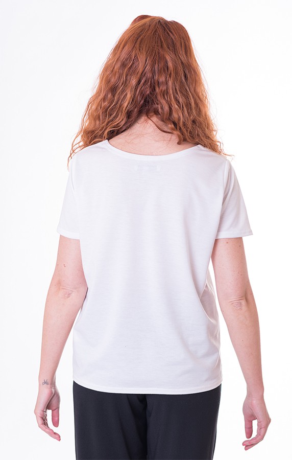 susana escribano Camiseta mujer blanca. Manga corta COMPRAR AHORA