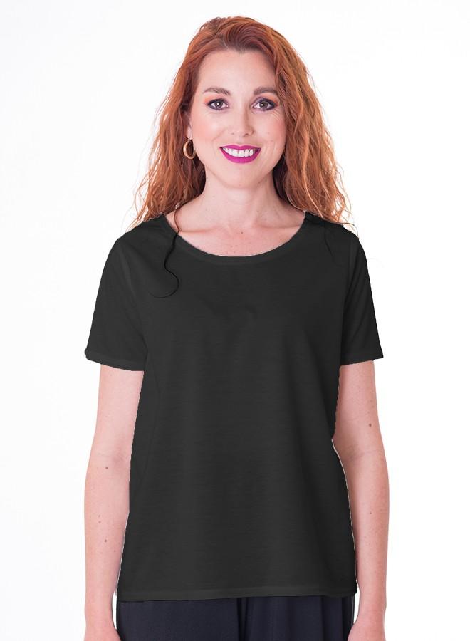 susana escribano Camiseta de manga corta. Color negro Últimos 2 días