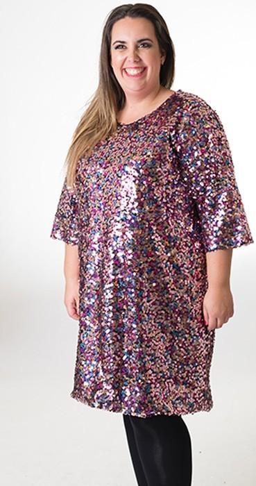 susana escribano Vestido lentejuelas. Tu prenda para brillar Oferta especial de fábrica