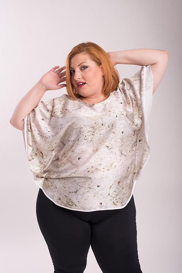 susana escribano Blusa de tisu-raso tipo alas Limitado a 3 días
