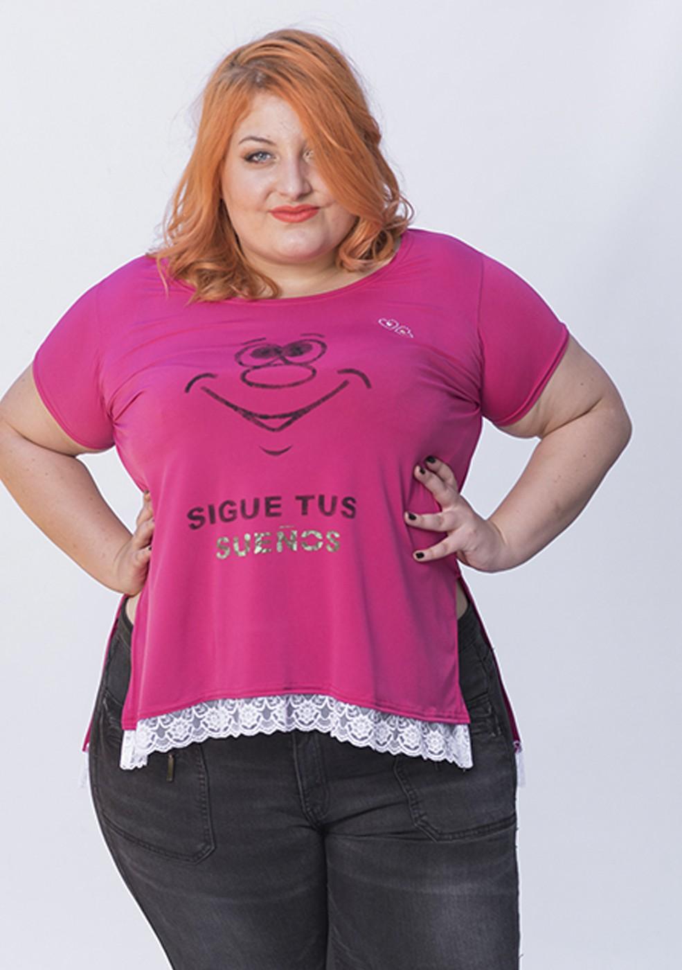 susana escribano Camisetas con frase motivadora pintada En oferta