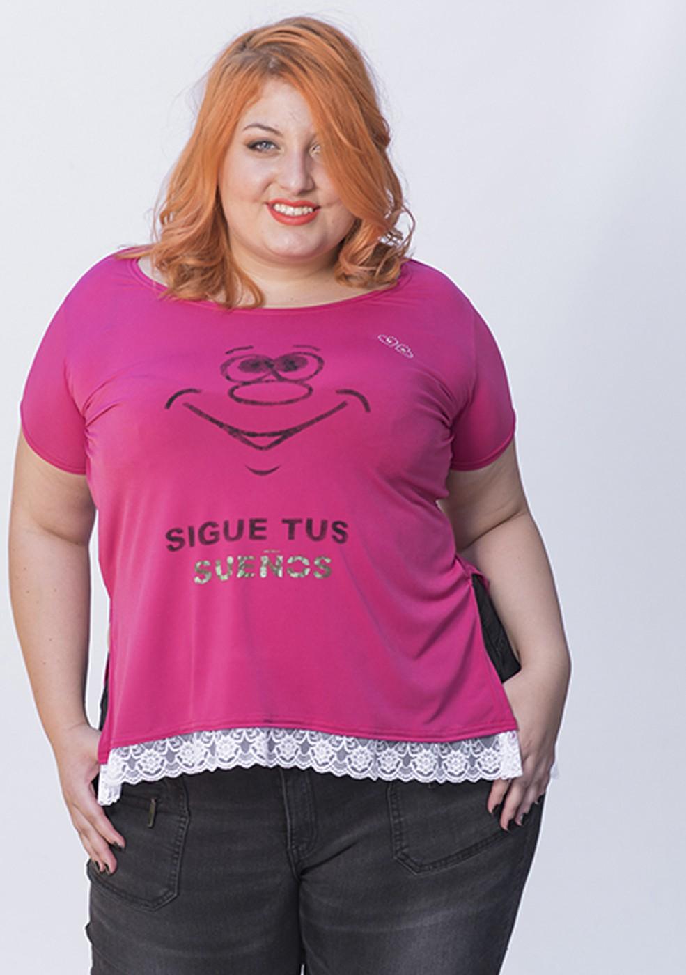 susana escribano Camisetas con frase motivadora pintada En oferta