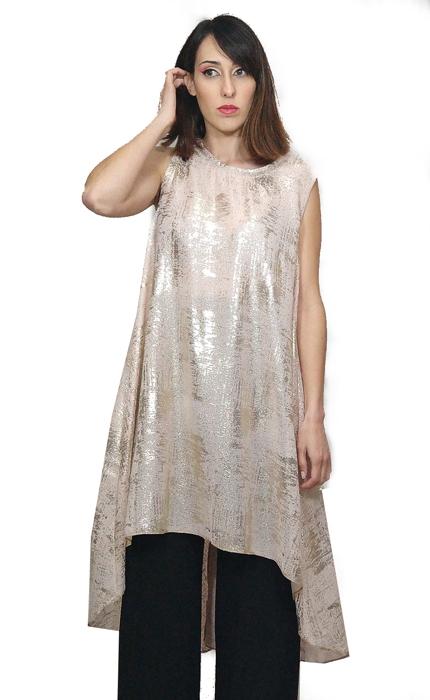 susana escribano Vestido dorado largo informal. ofertas de ropa en línea Gran oferta