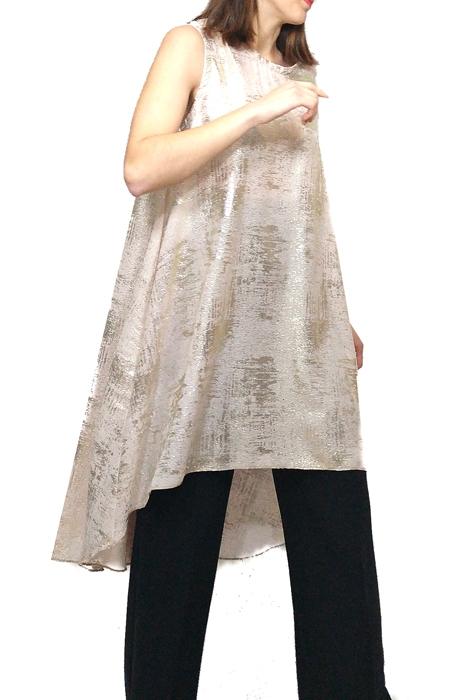 susana escribano Vestido dorado largo informal. ofertas de ropa en línea Gran oferta