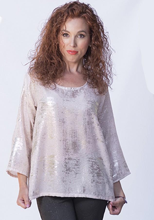 susana escribano Jersey Talla grande. Color dorado Los más vendidos