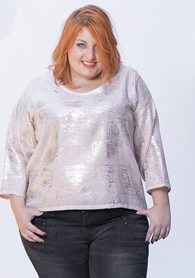 susana escribano Jersey Talla grande. Color dorado Los más vendidos