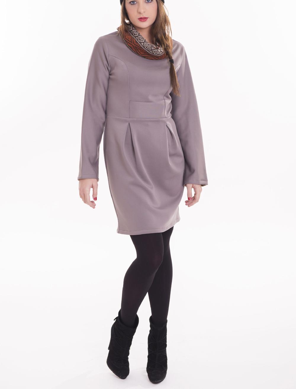 susana escribano Vestido otoño invierno tejido de neopreno ÚLTIMAS EDICIONES