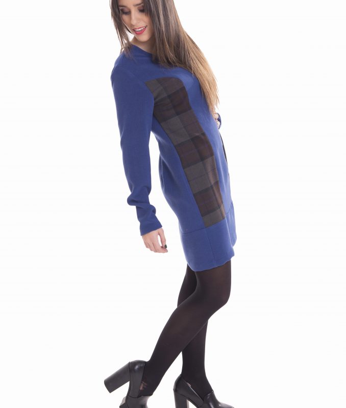 susana escribano Vestidos de calle mujer. Color azul Ofertas de temporada