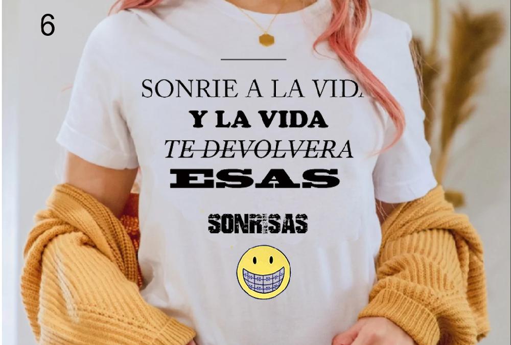 susana escribano Camisetas con frases motivadoras Mejor oferta