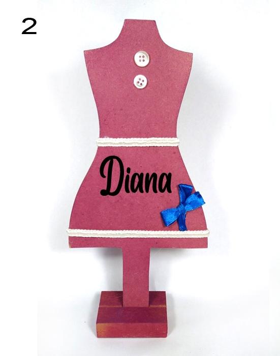 susana escribano Maniqui de madera. Con tu nombre regalo personalizado Envío gratis
