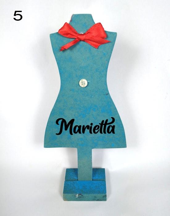 susana escribano Maniqui de madera. Con tu nombre regalo personalizado Envío gratis
