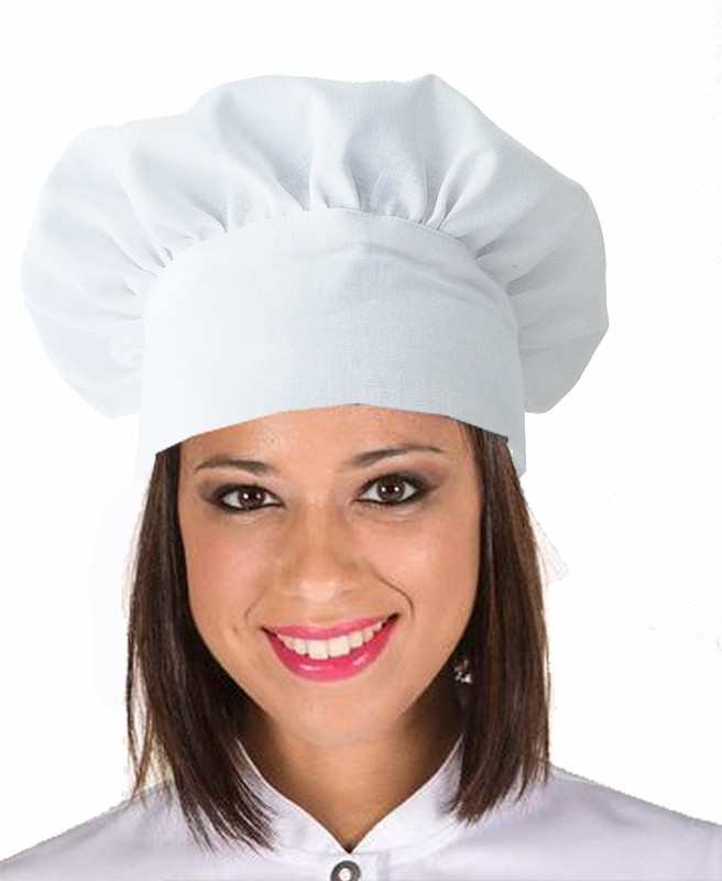 susana escribano Gorro de chef en color blanco de lino. Regalos originales para San Valentin Superdescuento