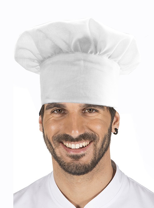 susana escribano Gorro de chef en color blanco de lino. Regalos originales para San Valentin Superdescuento