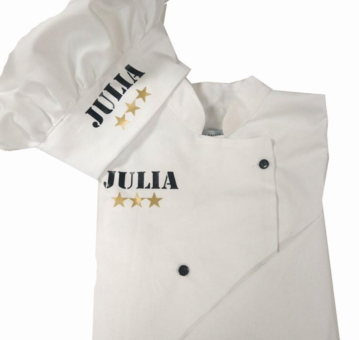 susana escribano Chaquetilla y gorro cocinero niño Liquidación