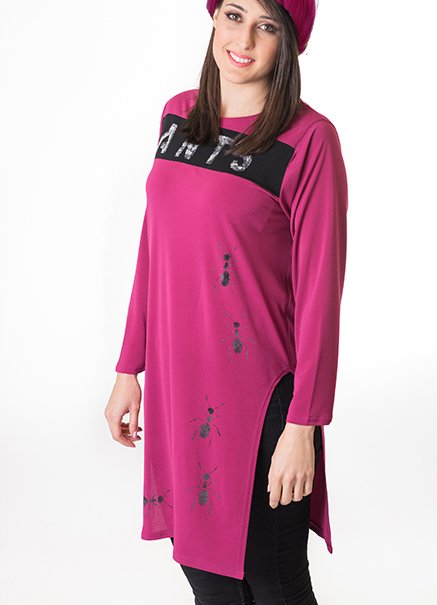 susana escribano Camiseta extra larga vestido En oferta