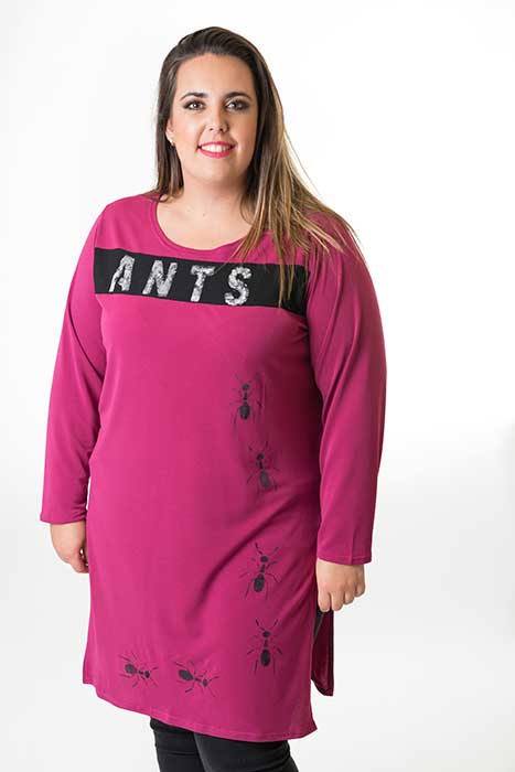susana escribano Camiseta extra larga vestido En oferta
