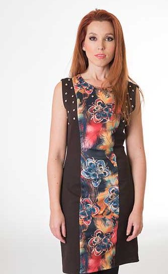 susana escribano Vestidos moda mujer adorno tachuelas Outlet