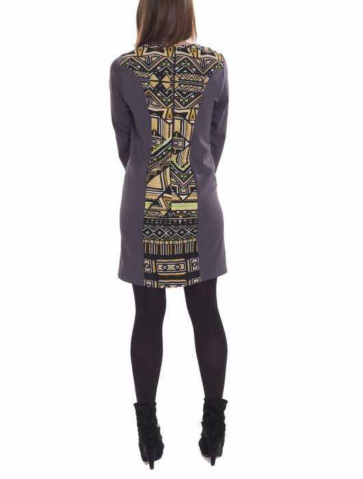 susana escribano Vestido-invierno tonos amarillos En oferta