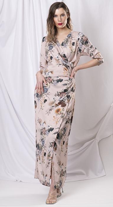 susana escribano Vestido midi drapeado Gran oferta