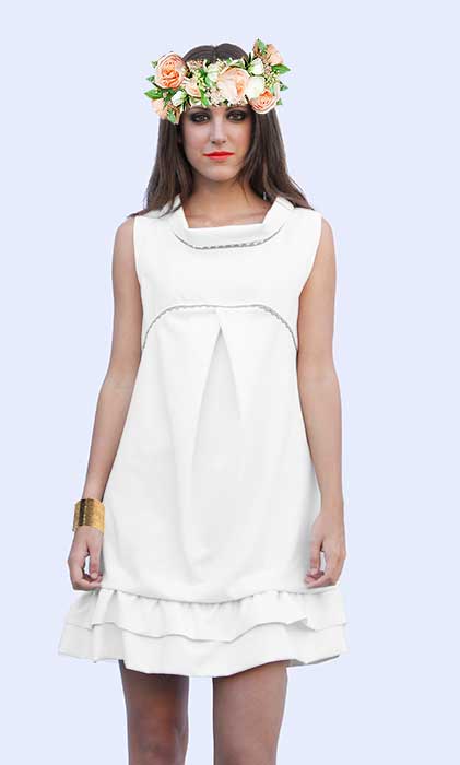 susana escribano Vestido de novia Bea Rebajas top