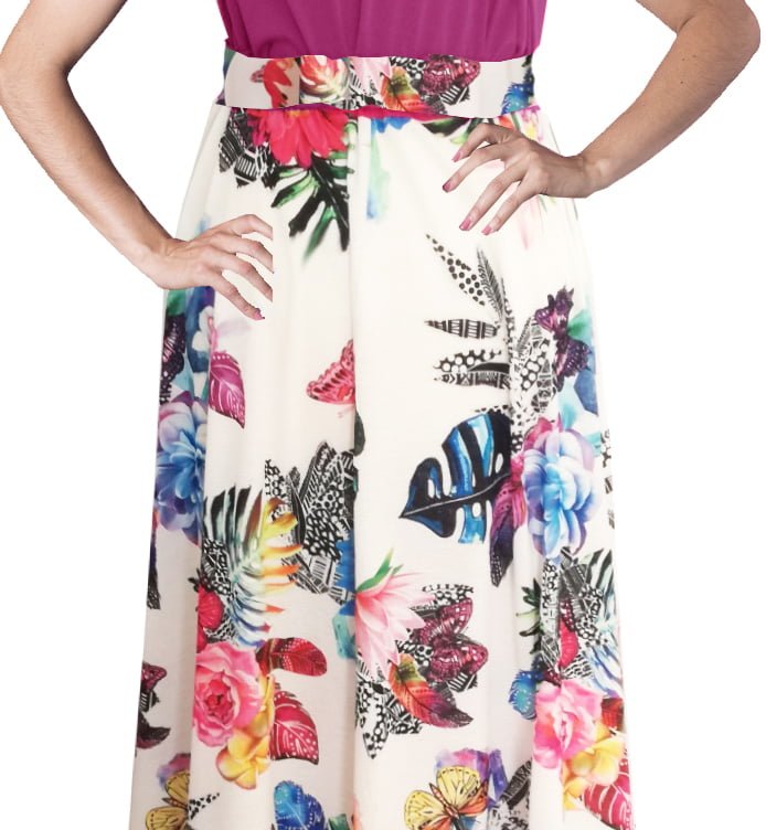 susana escribano Las faldas largas de verano. Falda midi Oferta especial de fábrica