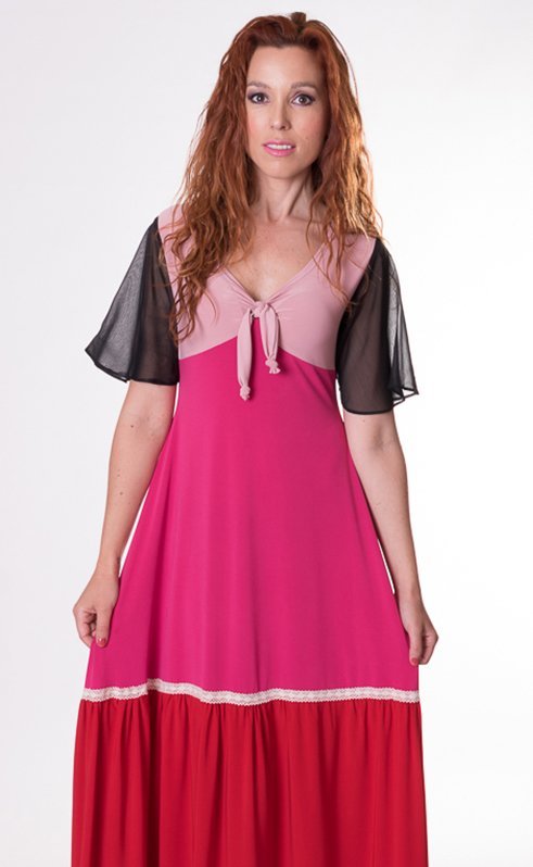 susana escribano Vestido largo de estilo informal Liquidación