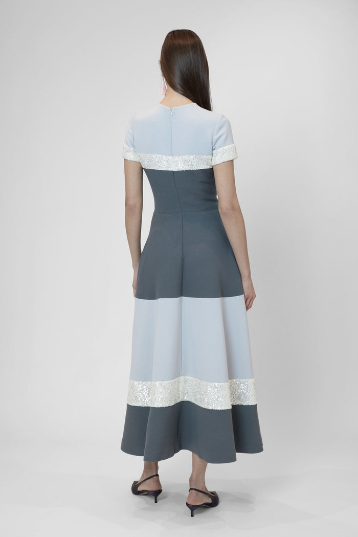 the 2nd skin co. Vestido midi de manga corta con lentejuelas Los más vendidos