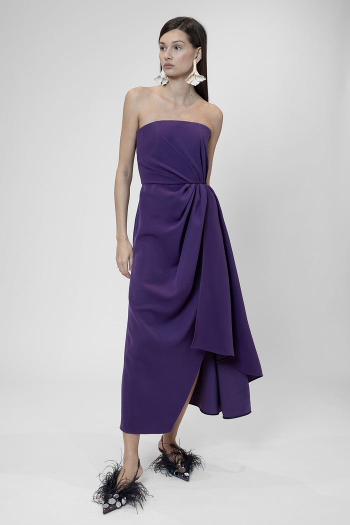 the 2nd skin co. Vestido strapless drapeado Oferta especial de fábrica