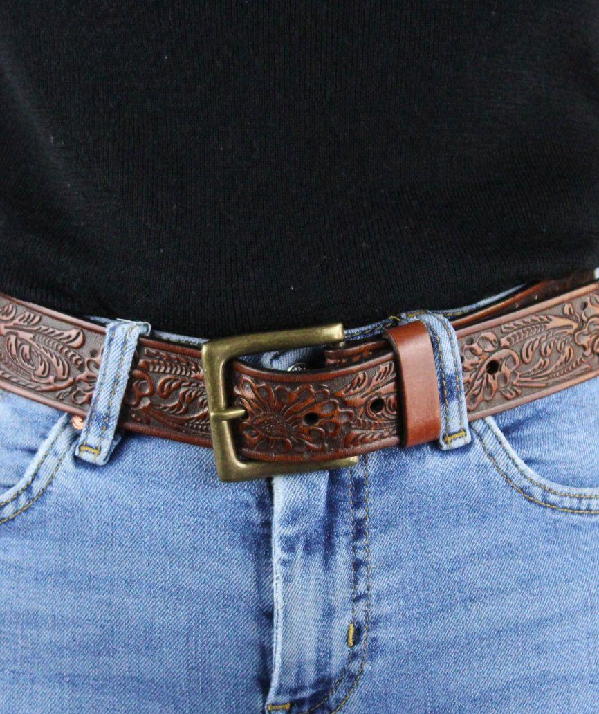 tony mora 0086 GRABADO BECERRO MARRON Outlet online