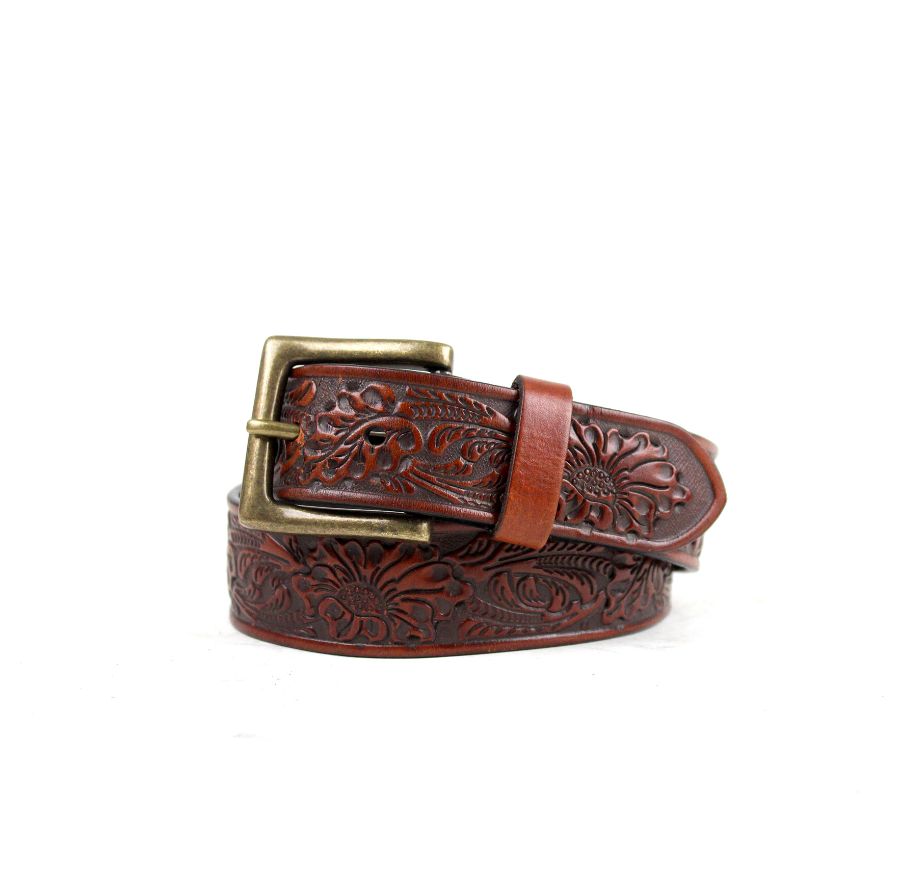 tony mora 0086 GRABADO BECERRO MARRON Outlet online