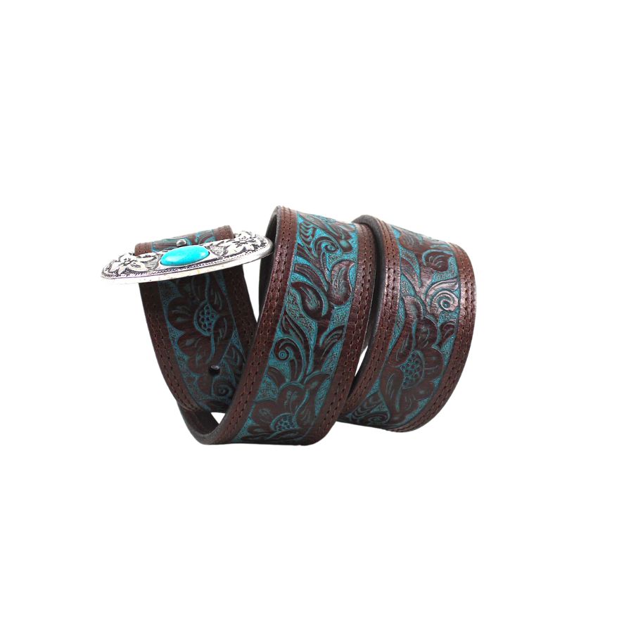 tony mora 9143 GRABADO BECERRO TURQUESA Rebajas