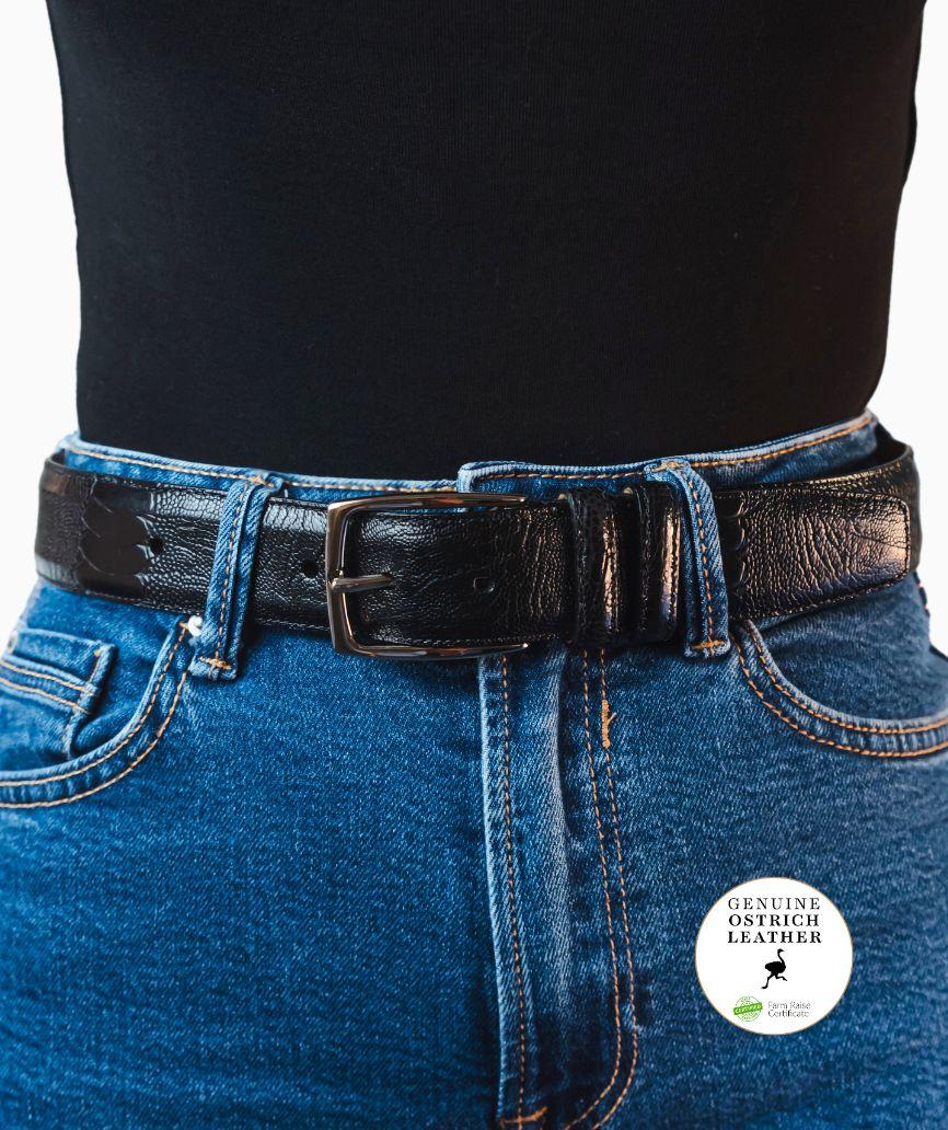 tony mora 11262 PATAS AVESTRUZ NEGRO Descuento